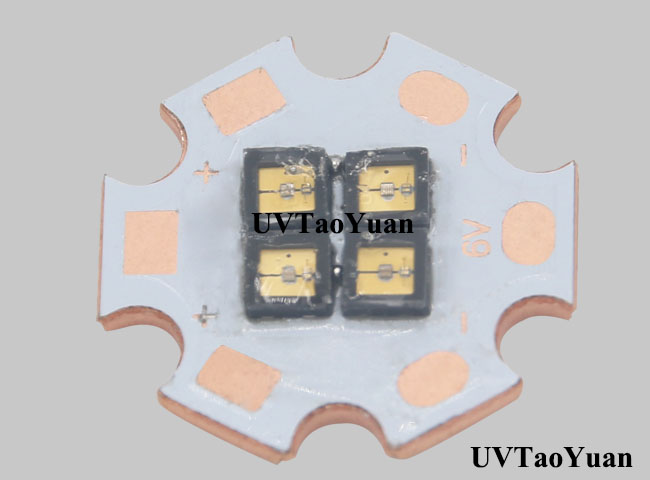 UVC LED 265nm 4Chip 40mW Φ20mm